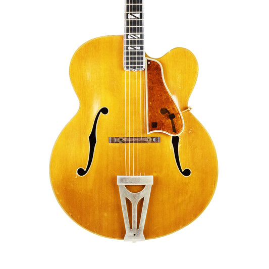 1957 Gibson S-400-CN Super 400 Rare Vintage Original Blonde Natural Acoustic Cutaway Archtop Jazz Guitar w/ 1965 Vintage Hard Case
