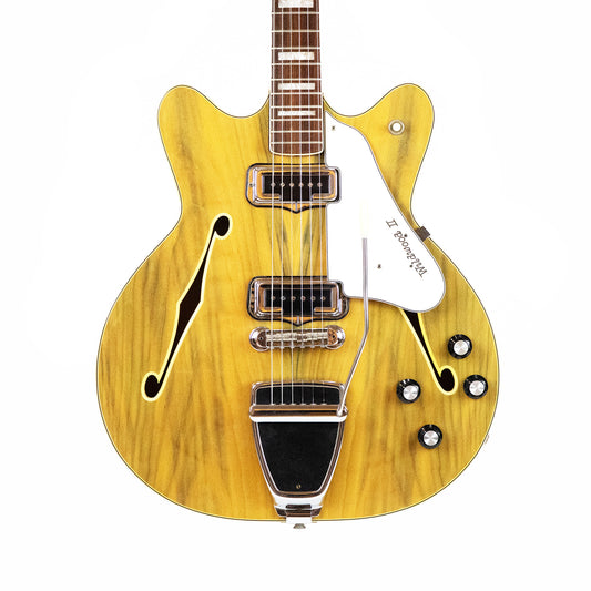 1967 Fender Coronado II Wildwood II Vintage 100% All Original Thinline Hollowbody Electric Guitar w/ DeArmond Pickups