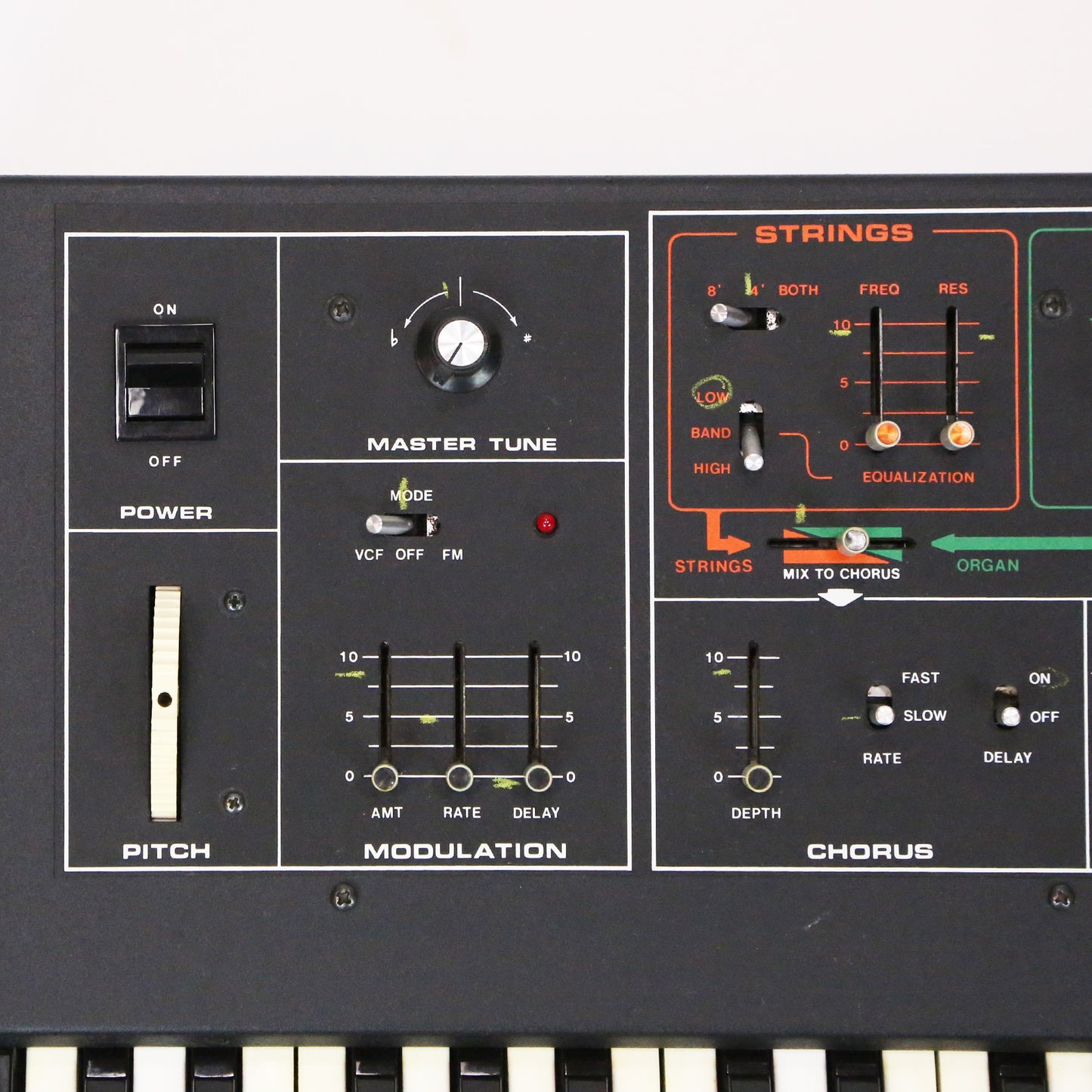 1982 Moog Opus 3 Vintage Analog Synthesizer Keyboard