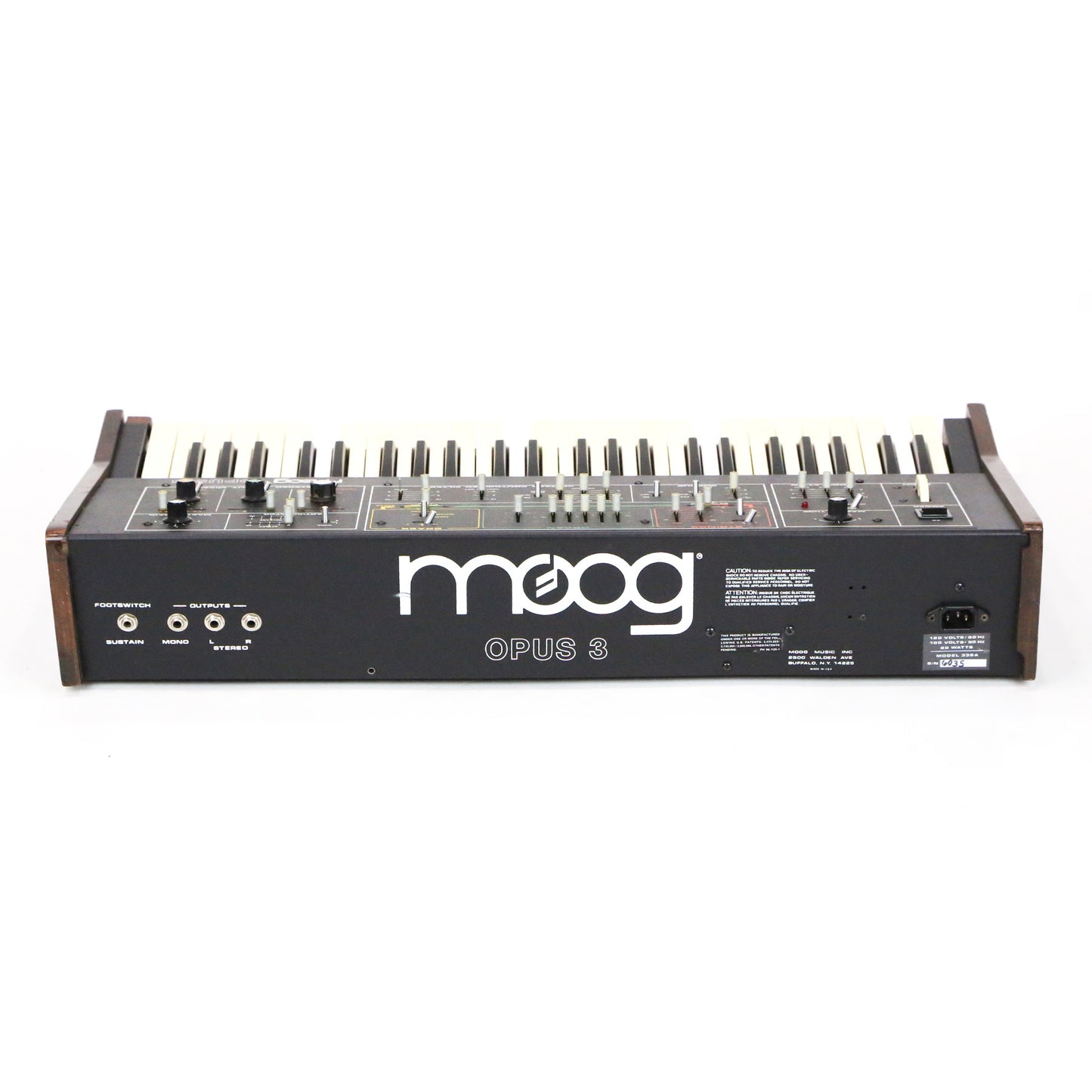 1982 Moog Opus 3 Vintage Analog Synthesizer Keyboard